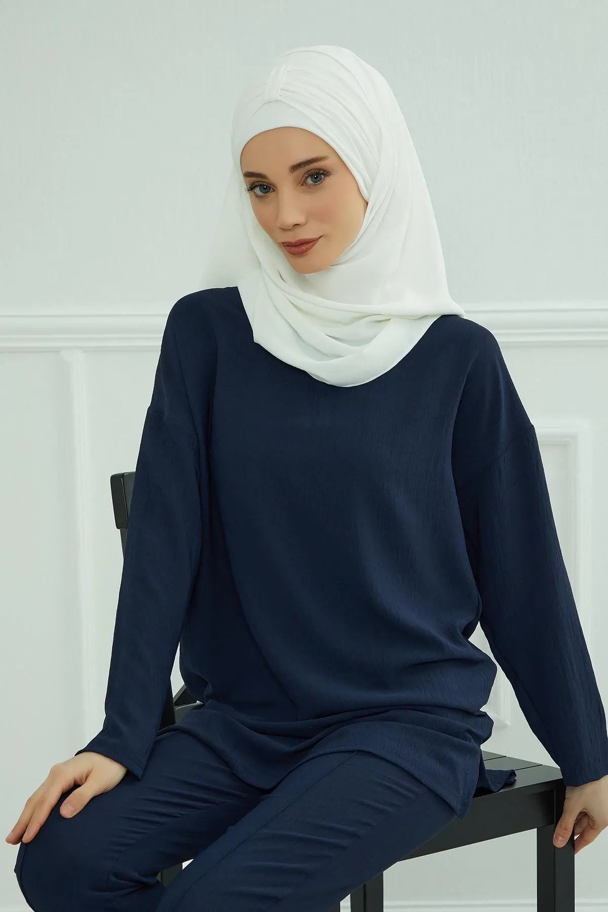 Practical Stylish Aerobin Shawl for Women, Effortless Aerobin Instant Shawl, Breathable Pleated Women Shawl Headscarf Lightweight,CPS-91