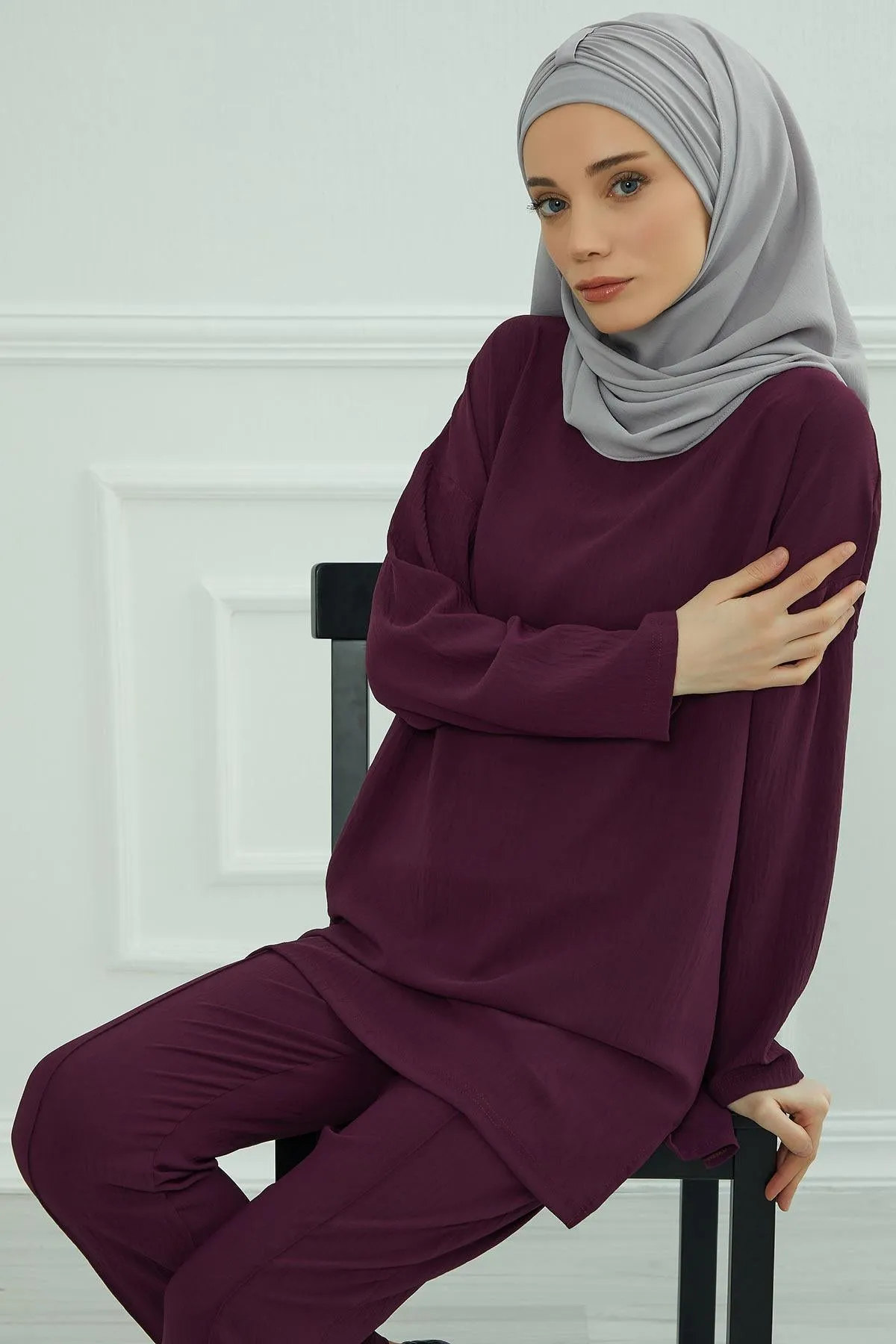 Practical Stylish Aerobin Shawl for Women, Effortless Aerobin Instant Shawl, Breathable Pleated Women Shawl Headscarf Lightweight,CPS-91