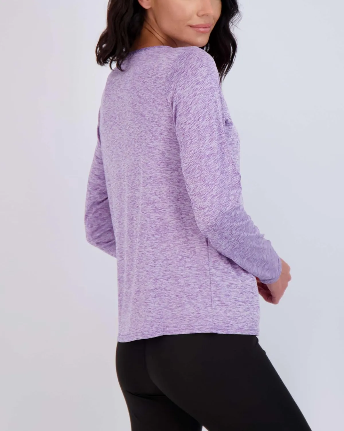 Real Essentials 4 Pack: Women's UPF 50  Quick Dry Fit Sun Shirts Long Sleeve UV SPF Hiking Top Outdoor (Available in Plus)