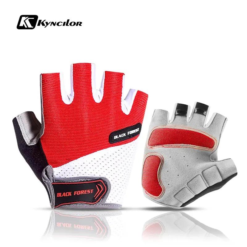 Shockproof GEL Pad Cycling Gloves Half Finger Sport Gloves Men Women Summer Bicycle Gym Fitness Gloves MTB Gloves