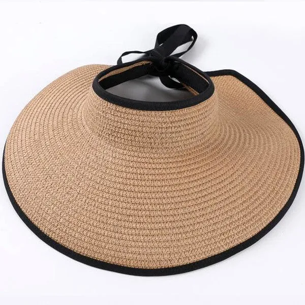 Straw Visor Sun Hat