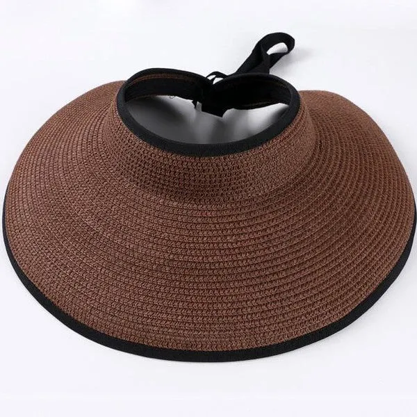 Straw Visor Sun Hat