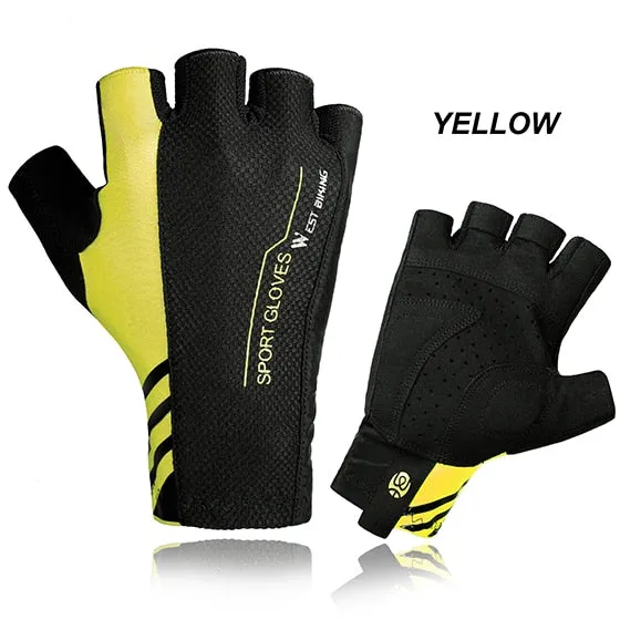 Summer Cycling Gloves Half Finger Men Women Shockproof Breathable Bicycle Gloves Ciclismo MTB Road Bike Gloves
