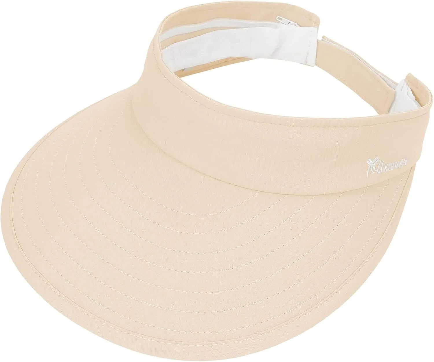 Sun Hats for Women UV Protection Wide Brim 2 in 1 Zip-Off Visor Summer Beach Hat Womens Packable Golf Hat