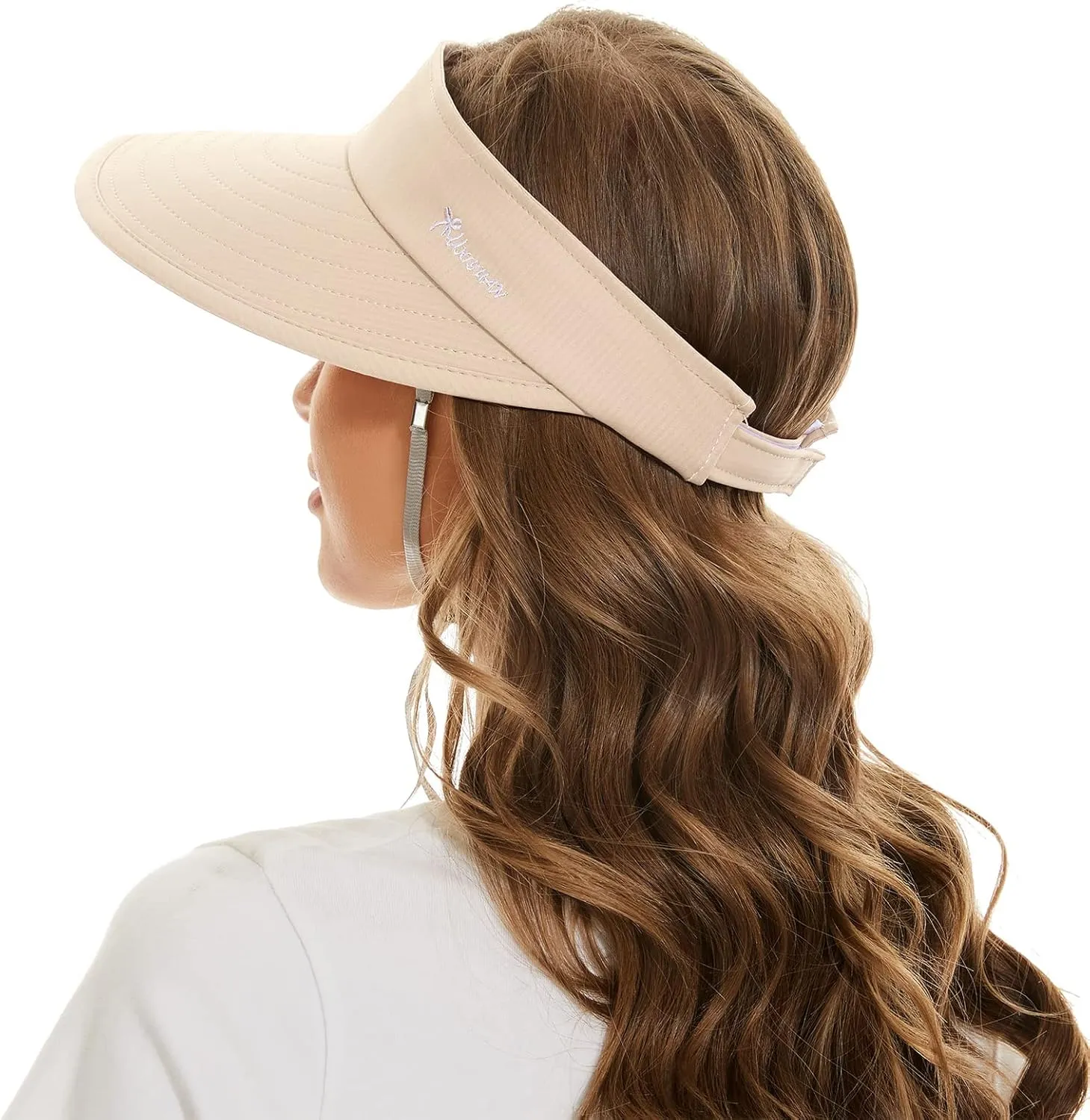 Sun Hats for Women UV Protection Wide Brim 2 in 1 Zip-Off Visor Summer Beach Hat Womens Packable Golf Hat