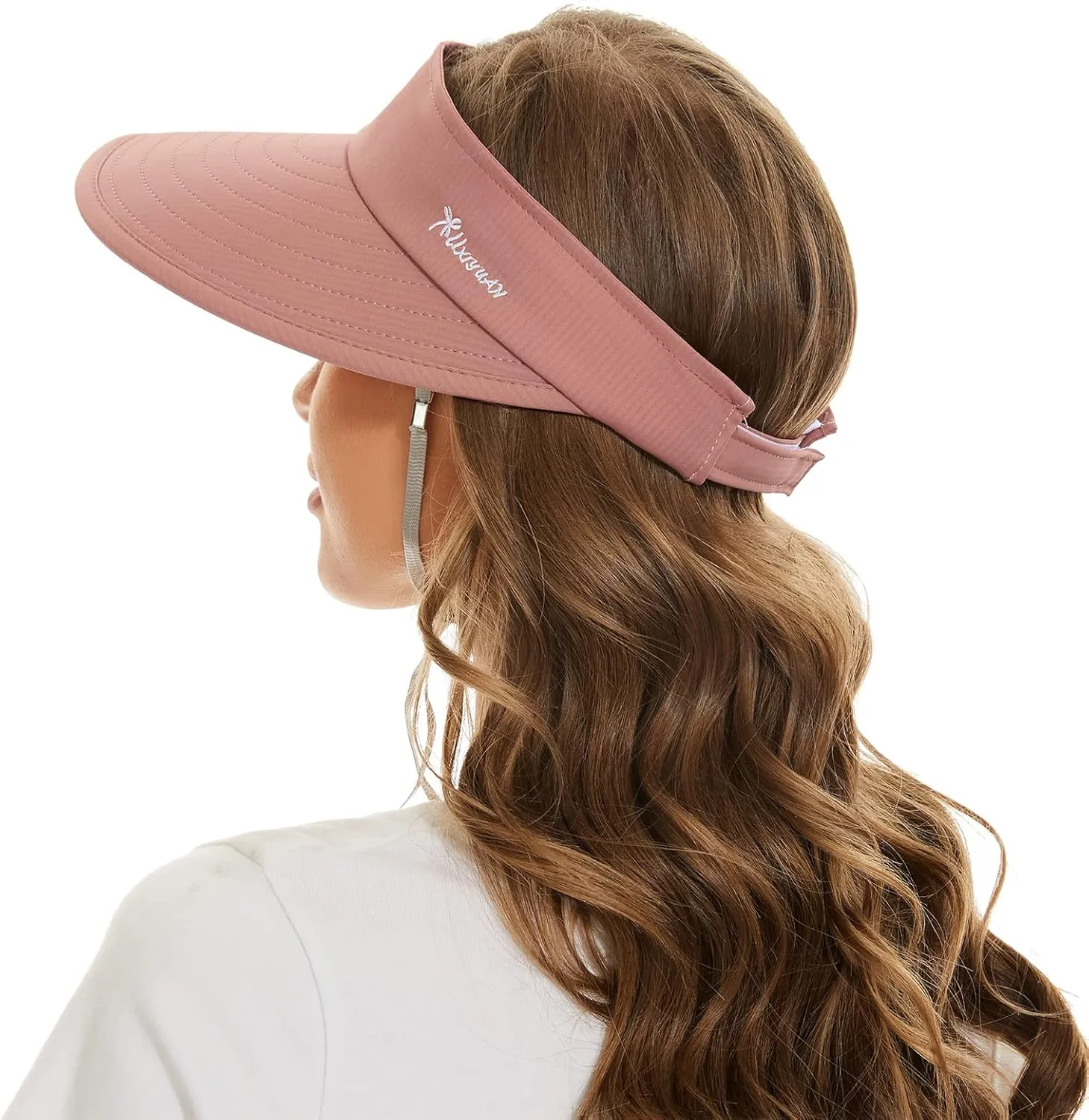 Sun Hats for Women UV Protection Wide Brim 2 in 1 Zip-Off Visor Summer Beach Hat Womens Packable Golf Hat
