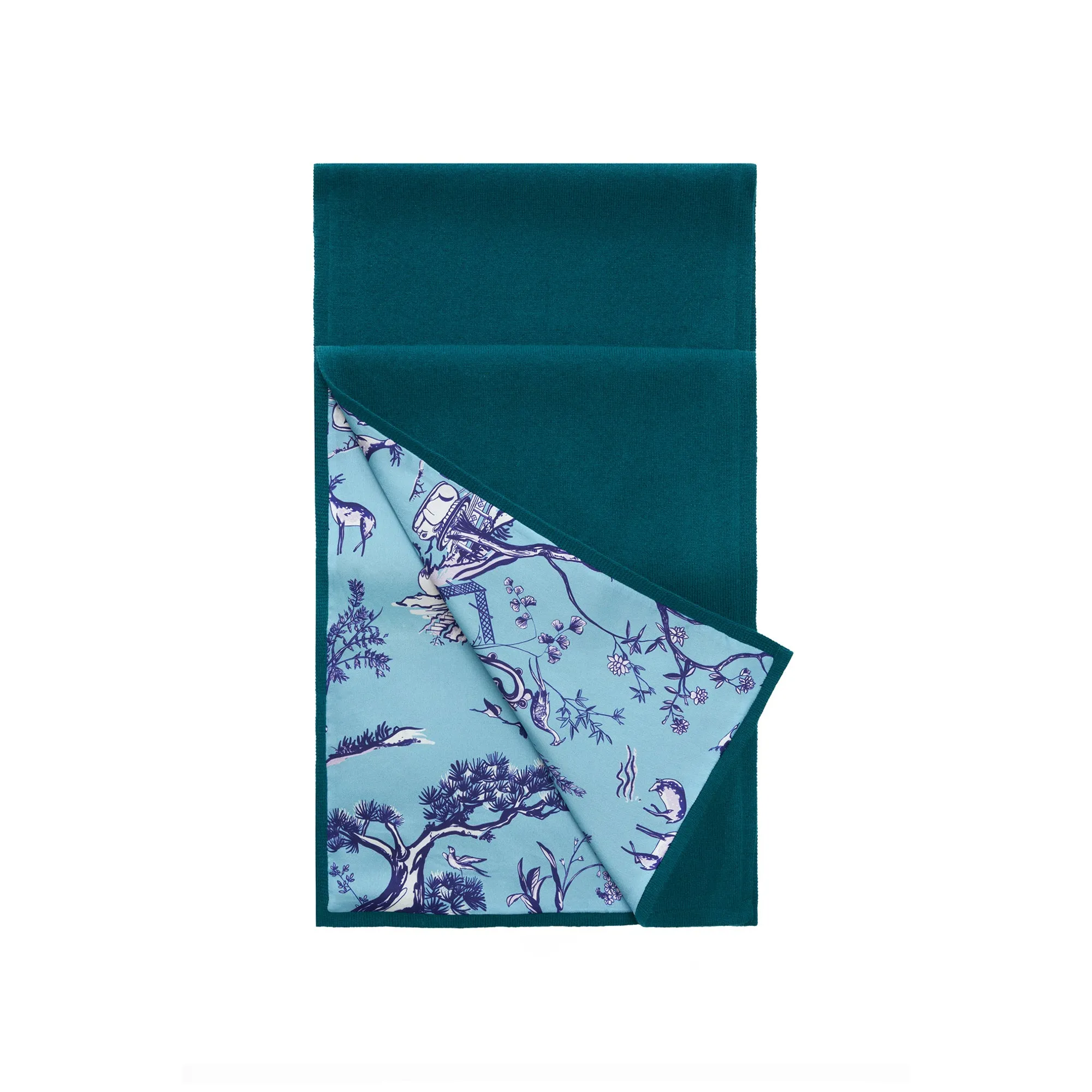 Tang Cashmere Scarf with silk lining