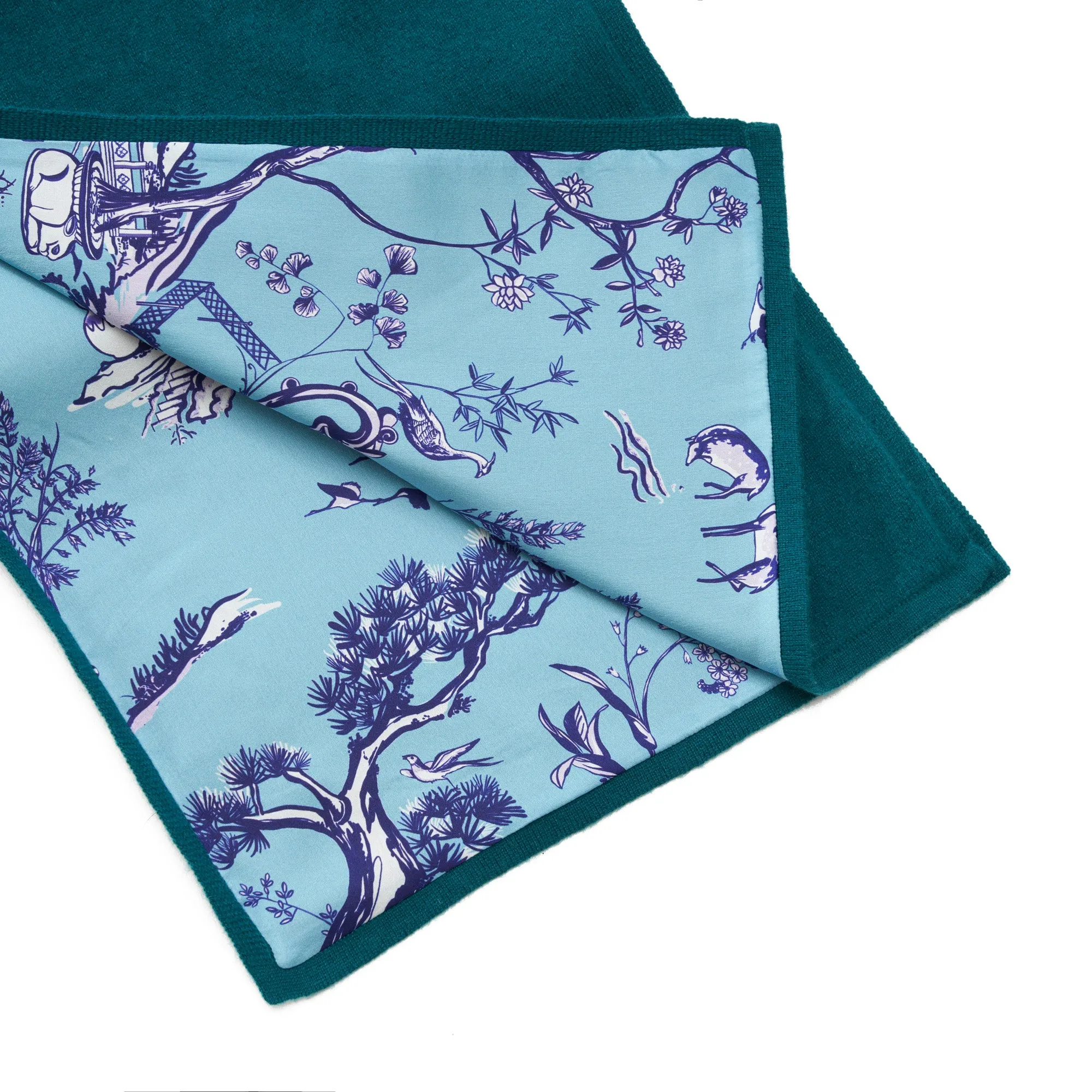 Tang Cashmere Scarf with silk lining