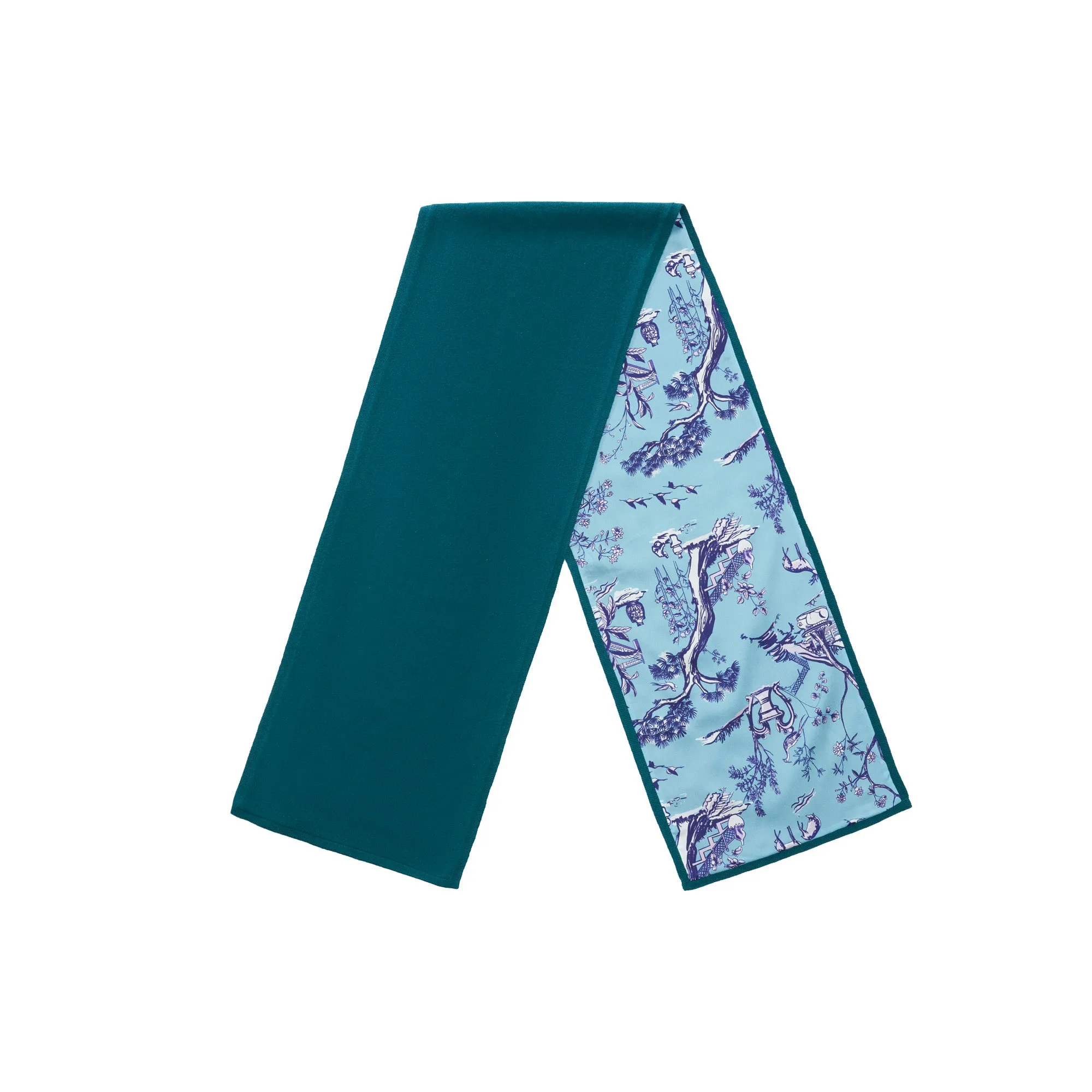 Tang Cashmere Scarf with silk lining