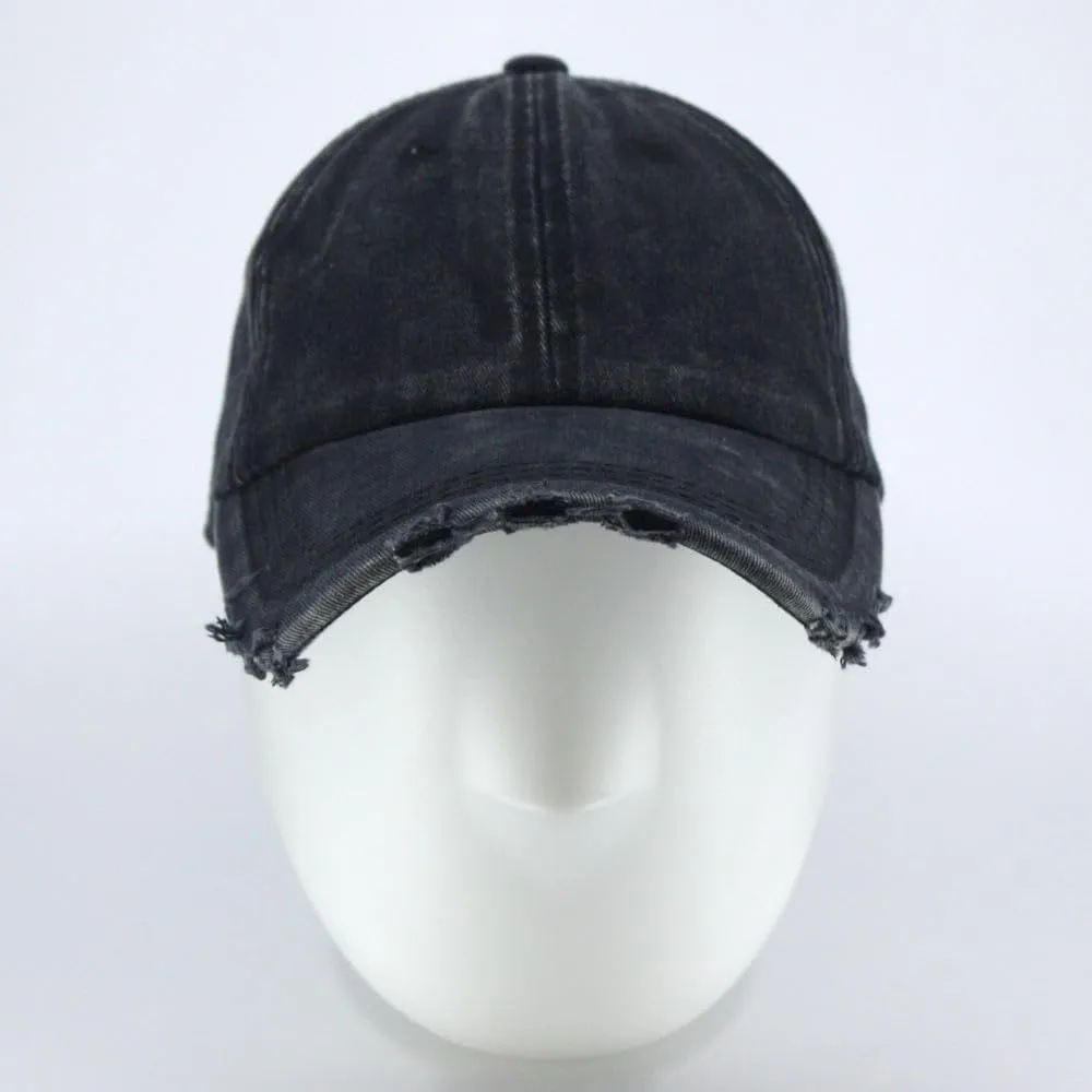 The Vintage Year Snow Washed Cotton Twill Low Profile Adjustable Baseball Cap
