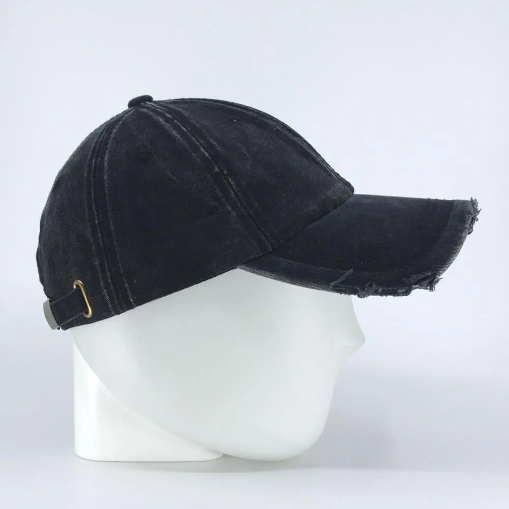 The Vintage Year Snow Washed Cotton Twill Low Profile Adjustable Baseball Cap