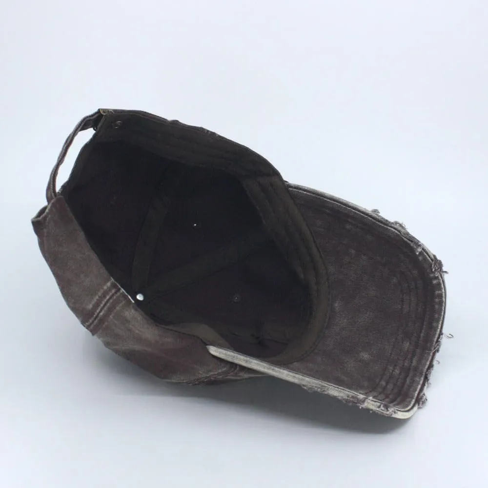 The Vintage Year Snow Washed Cotton Twill Low Profile Adjustable Baseball Cap