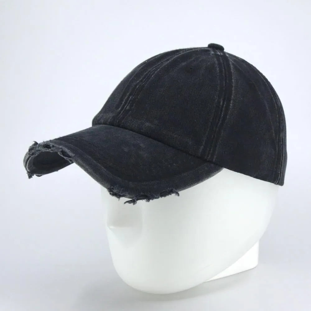 The Vintage Year Snow Washed Cotton Twill Low Profile Adjustable Baseball Cap