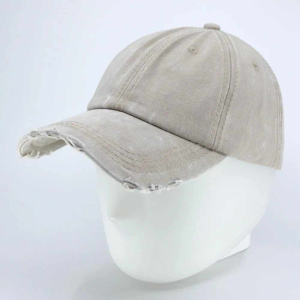 The Vintage Year Snow Washed Cotton Twill Low Profile Adjustable Baseball Cap