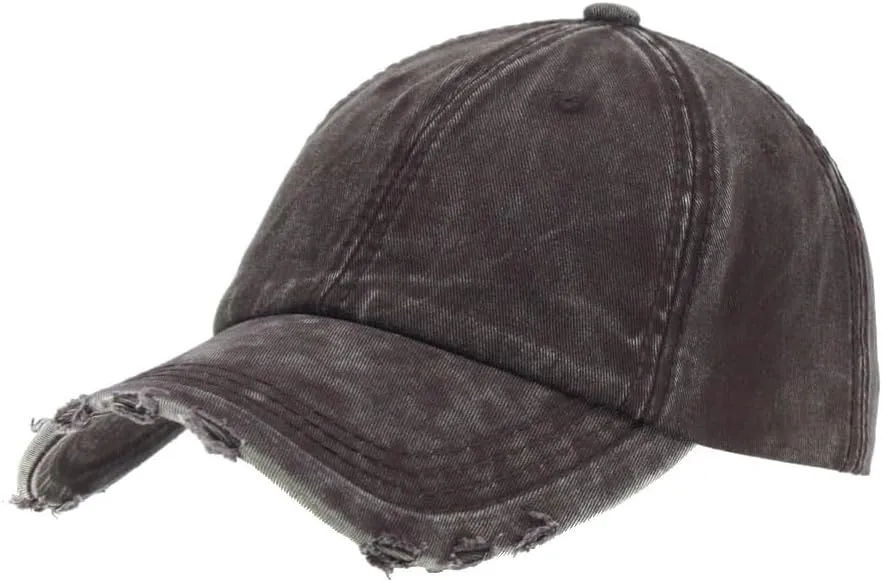 The Vintage Year Snow Washed Cotton Twill Low Profile Adjustable Baseball Cap