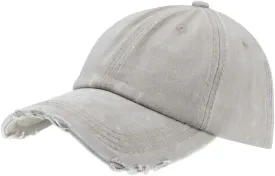 The Vintage Year Snow Washed Cotton Twill Low Profile Adjustable Baseball Cap