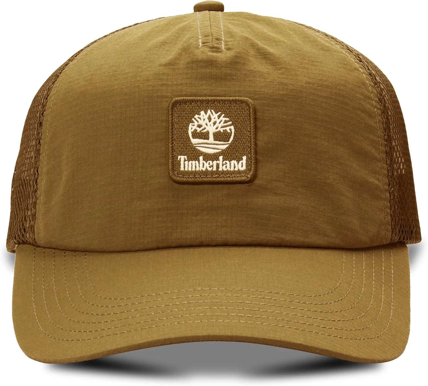 Timberland Trucker Hat, Soft Structured Baseball Cap, Adjustable Mesh Back, Curved Brim, Breathable & Lightweight  One Size