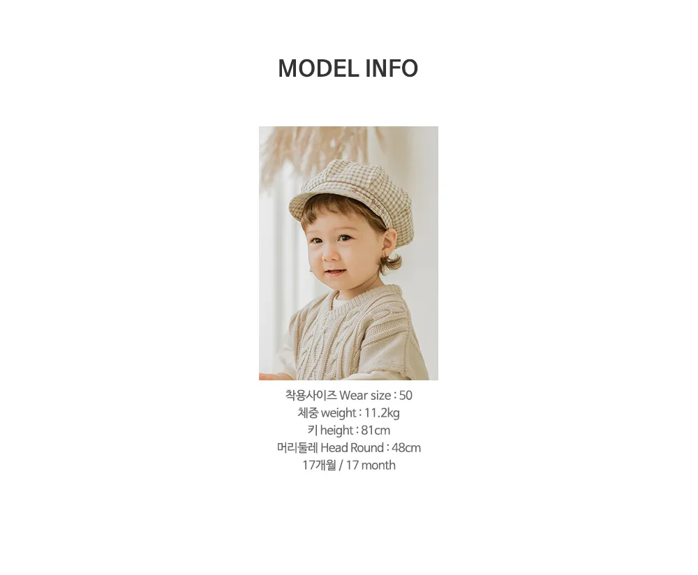 Tony Baby Newsboy Cap