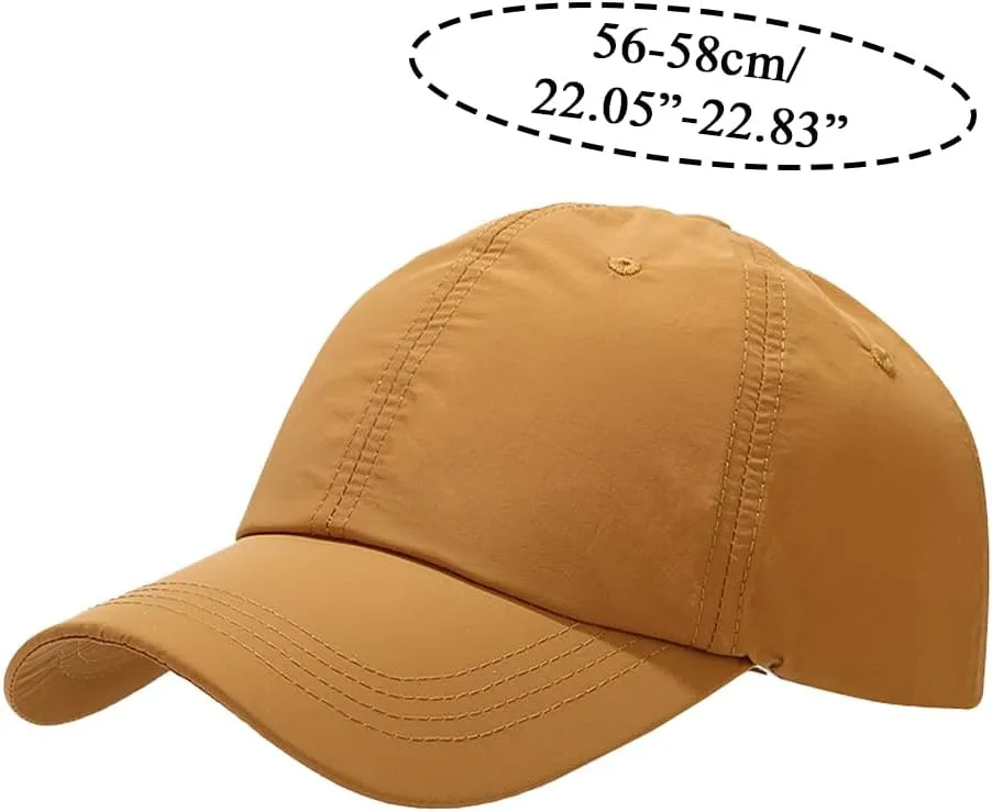 Waterproof Baseball Cap Breathable UPF50  Caps for Men Women Outdoor Sport Adjustable Rain Quick Dry Hat