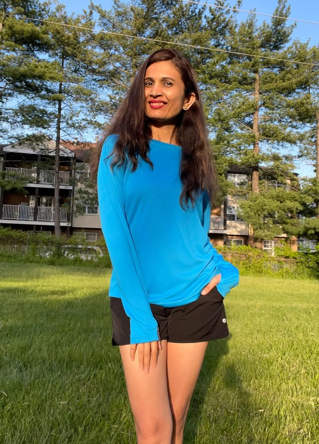 Willit Women's UPF 50  Sun Protection Shirt Long Sleeve SPF UV Shirt Rash Guard Swim Hiking Fishing Tops Lightweight