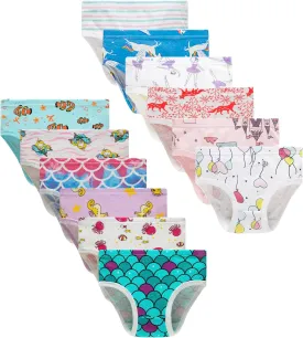 Winging Day Little Girls' Cotton Panties Baby Toddler Soft Underwear Multipack