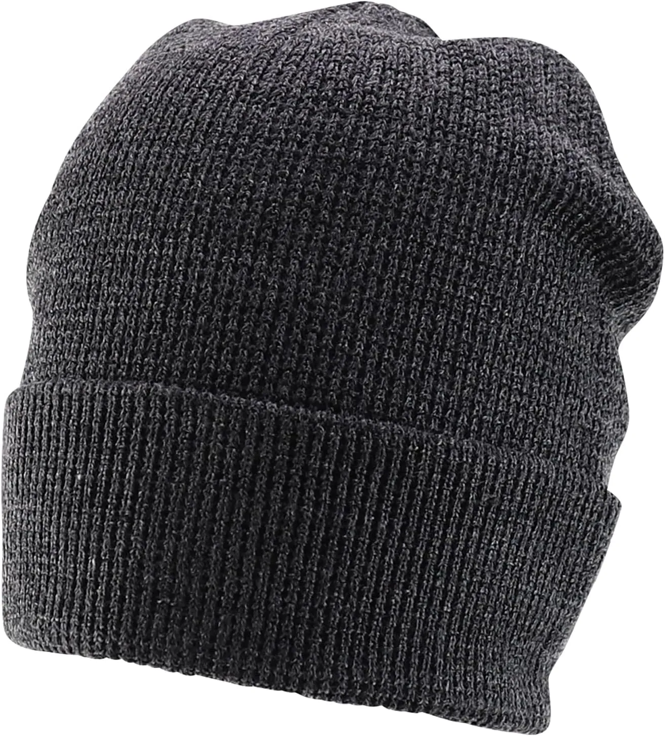 XXL Oversized Waffle Knit Pattern Winter Long Beanie