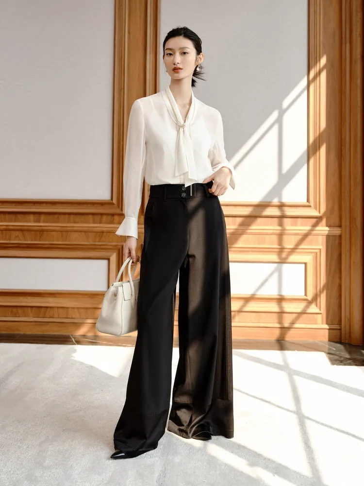 YAYING Georgette Silk Shirt