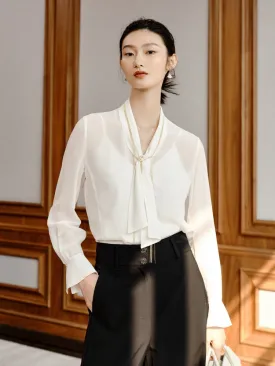 YAYING Georgette Silk Shirt