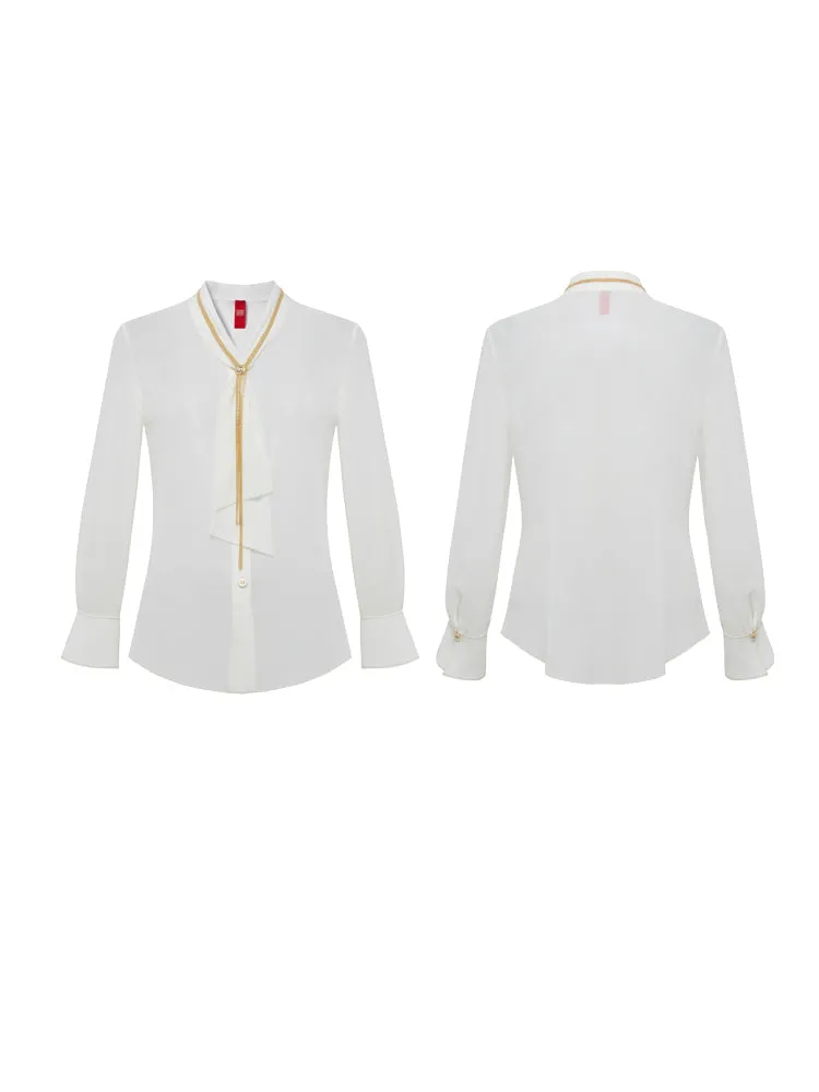 YAYING Georgette Silk Shirt